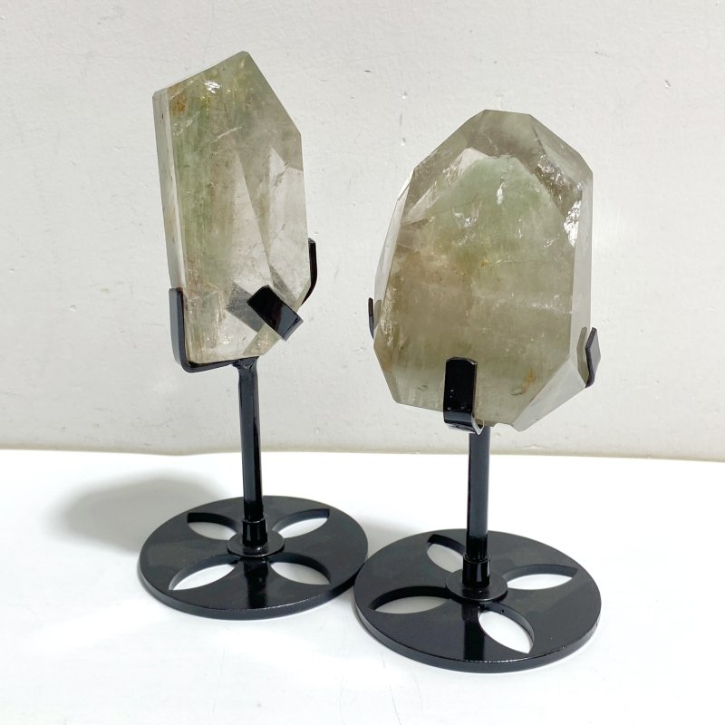 4 Pieces Garden Quartz Free Form With Stand -Wholesale Crystals