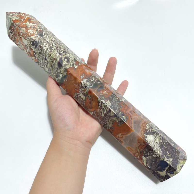 4 Pieces Tall China Agate Tower Point - Wholesale Crystals