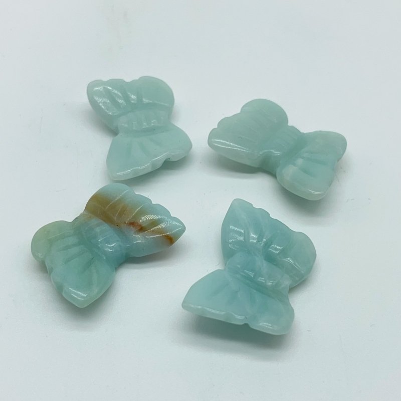 4 Types Mini Butterfly Carving Moss Agate Green Aventurine Wholesale -Wholesale Crystals