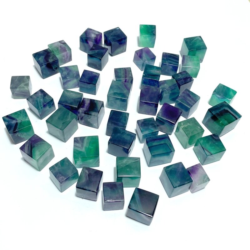43 Pieces Beautiful Fluorite Cube - Wholesale Crystals