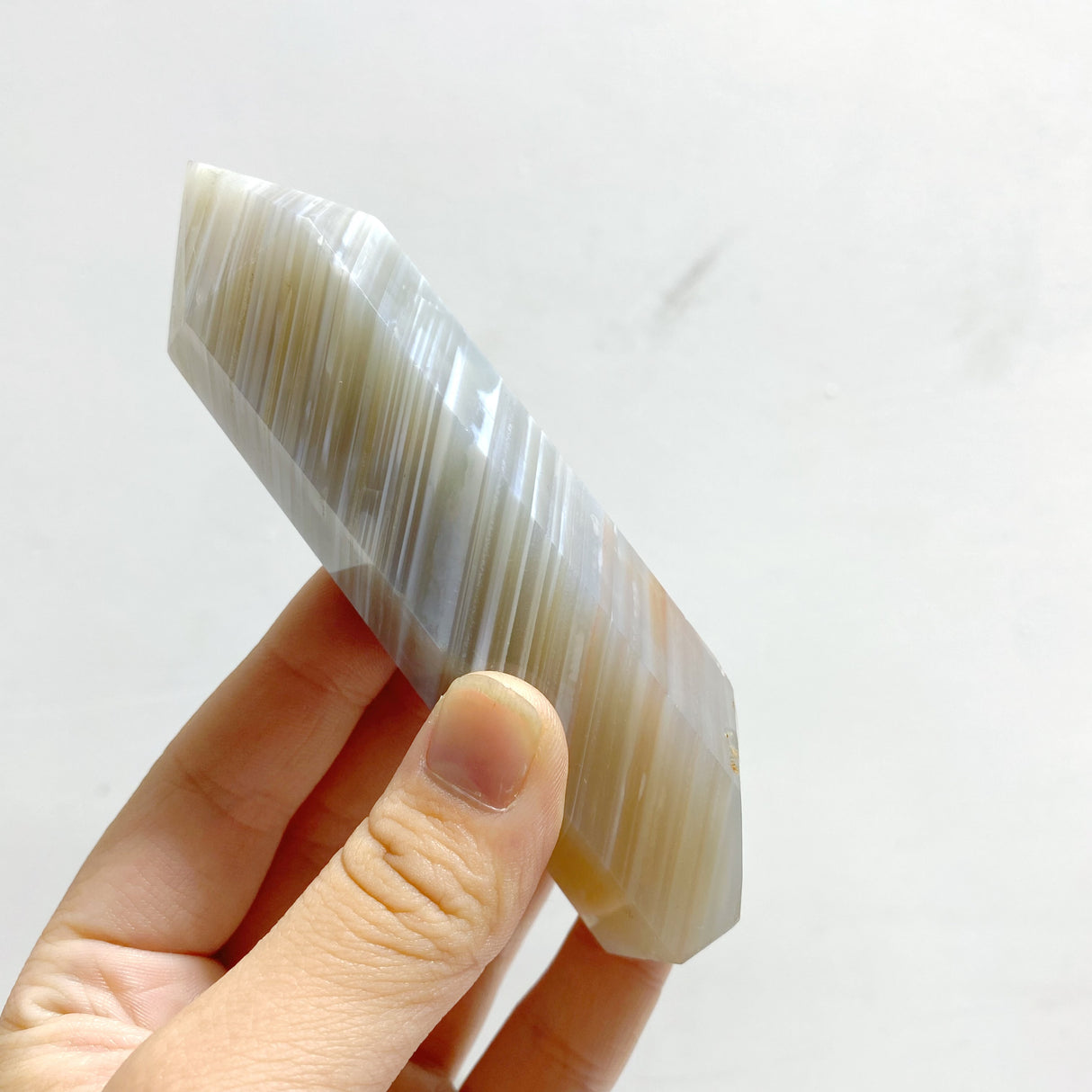 38 Pieces Stripe Agate Tower Points