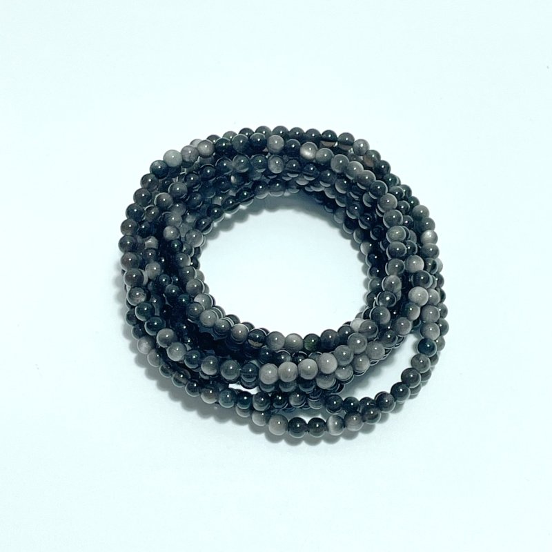 4MM Mini Beads Bracelet Wholesale Opalite Hematite Tiger Eye - Wholesale Crystals