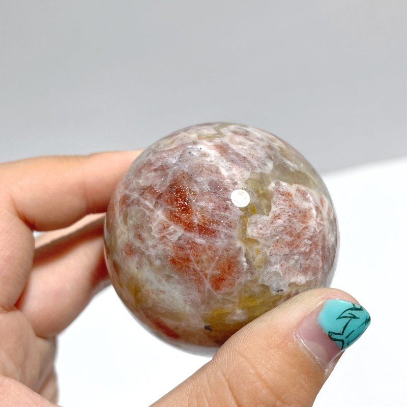 5 - 6cm Sunstone Spheres Ball Wholesale - Wholesale Crystals