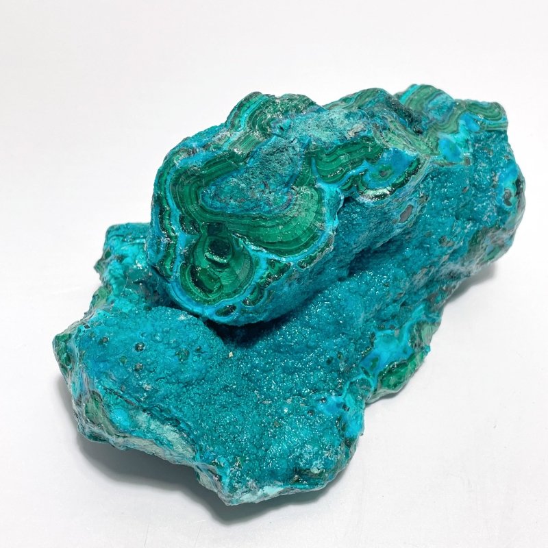 5 Pieces Chrysocolla Mixed Malachite Raw Stone Specimen - Wholesale Crystals