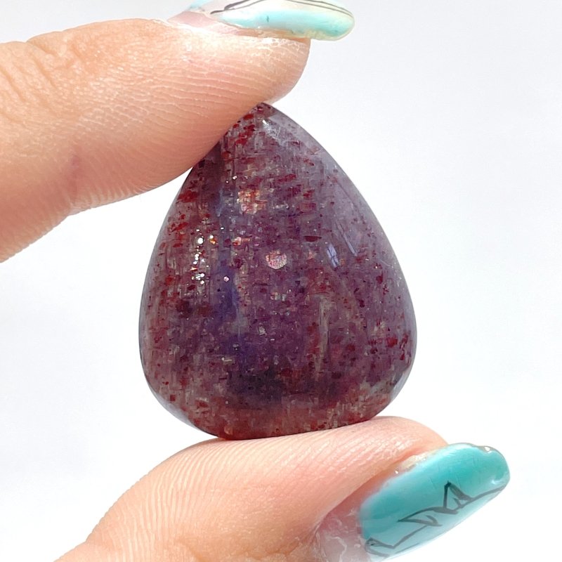 5 Pieces High Quality Cordierite Mixed Lepidocrocite WaterDrop Shape DIY Pendant - Wholesale Crystals