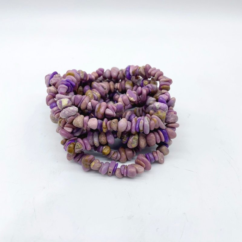 5 Types Chip Bracelet Crystal Wholesale Malachite Phosphosiderite Rutile Quartz -Wholesale Crystals