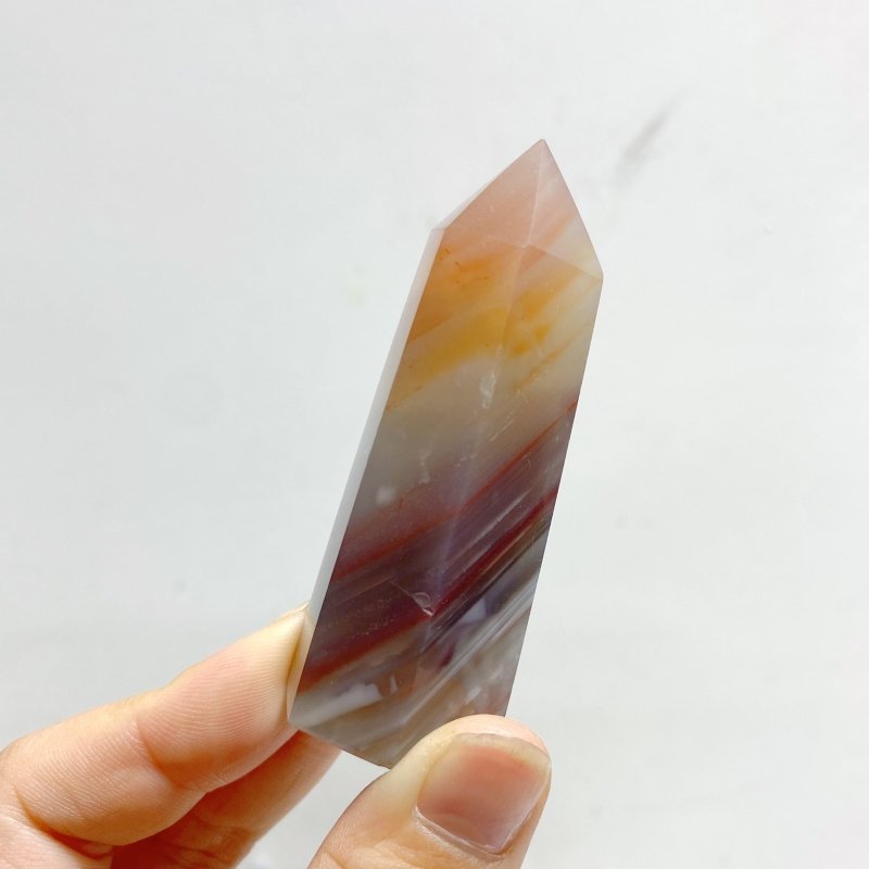 53 Pieces Stripe Agate Tower Points - Wholesale Crystals