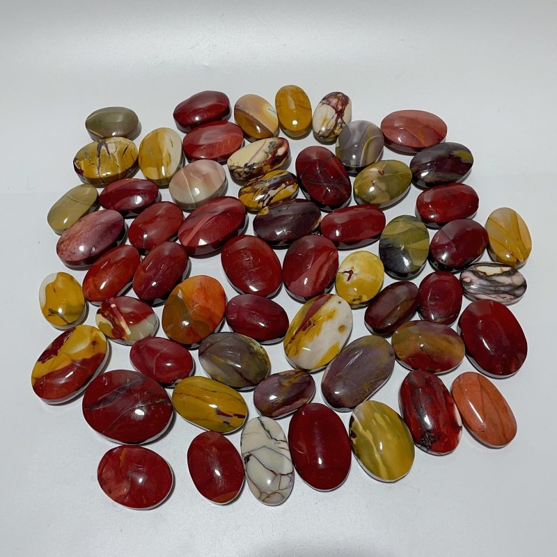55 Pieces Mookaite Stone Palm -Wholesale Crystals