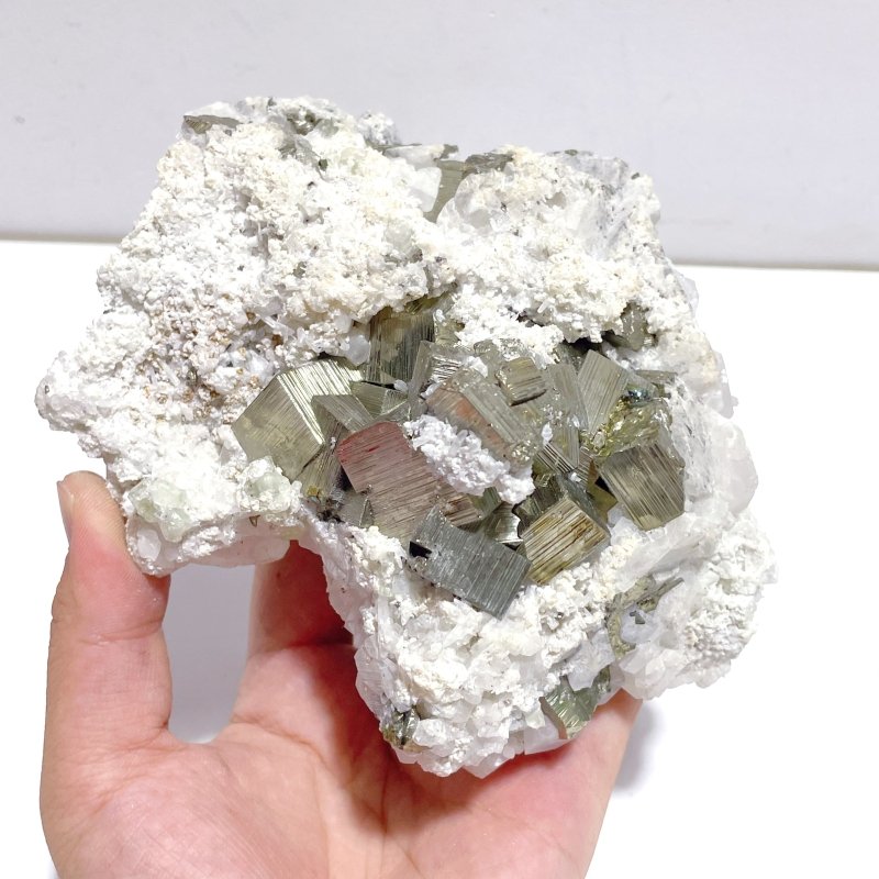 6 Pieces Raw Pyrite Mineral Specimen Home Decor For Collection - Wholesale Crystals
