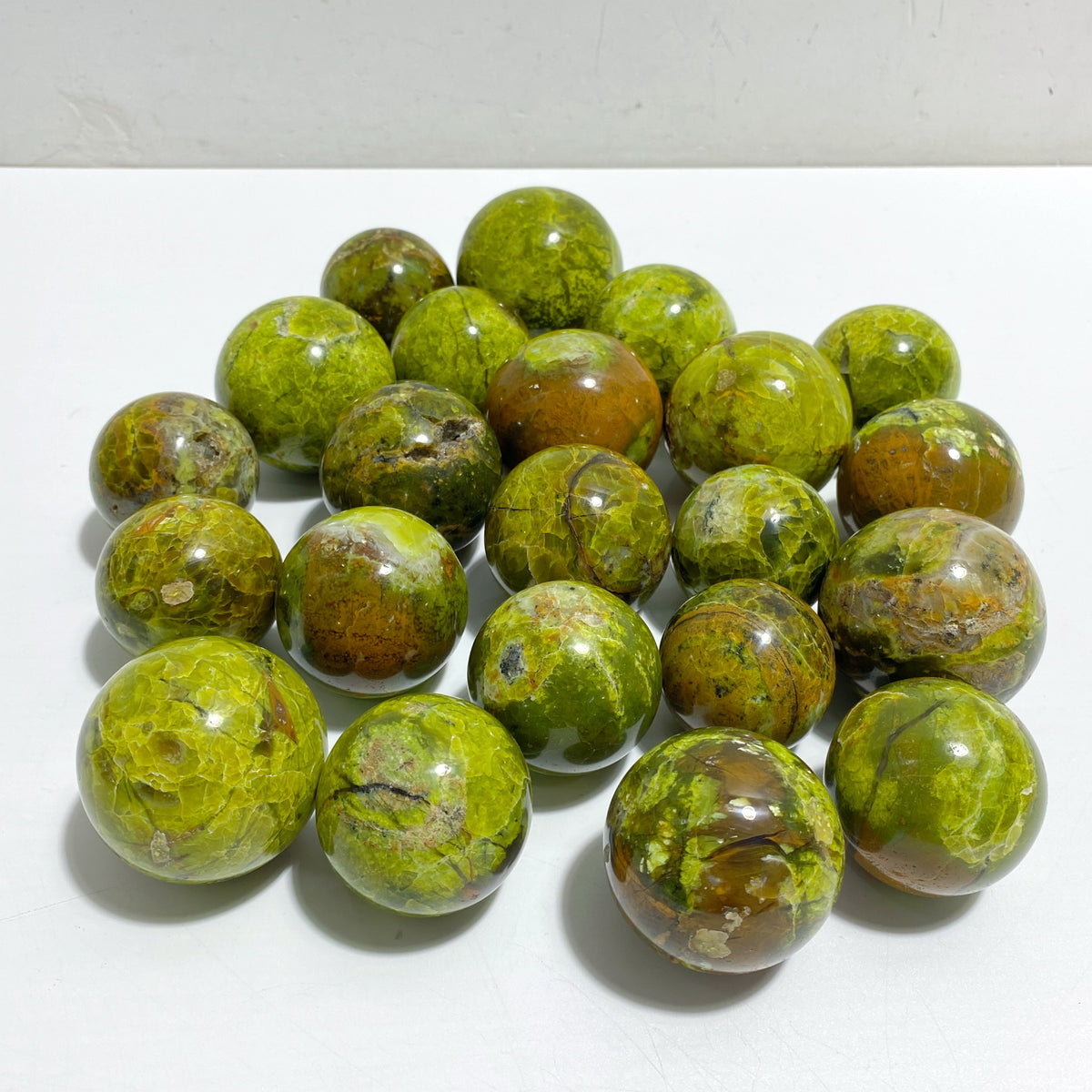 Green Opal Spheres Wholesale