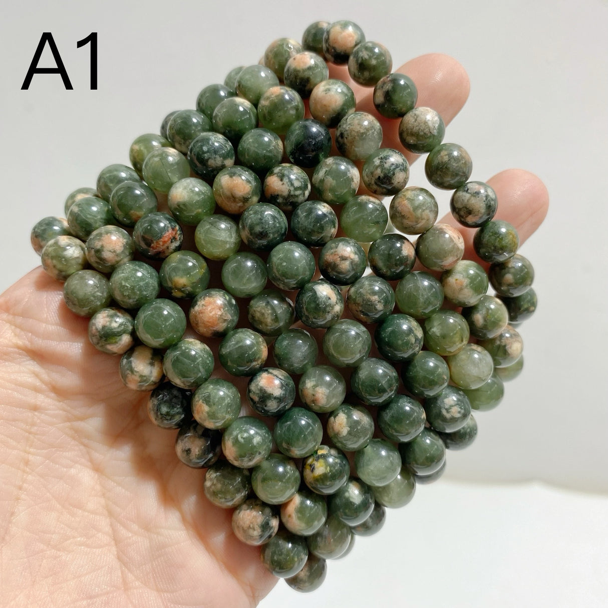 2 Types 8mm Sakura Jade Bracelets Wholesale