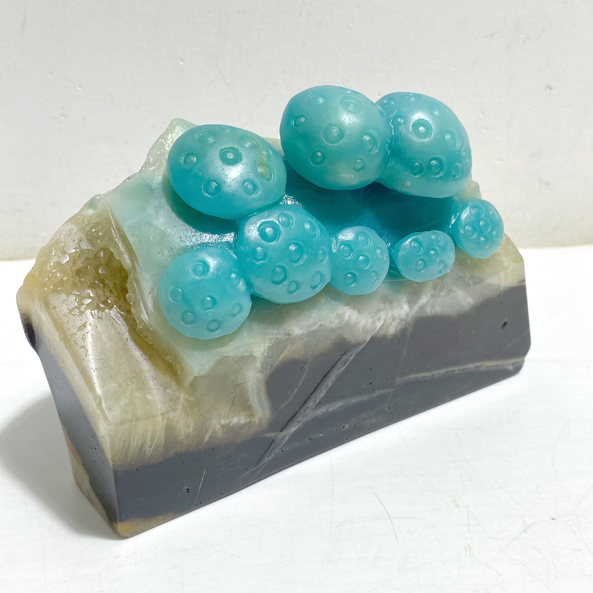 2 Pieces Caribbean Calcite Carving