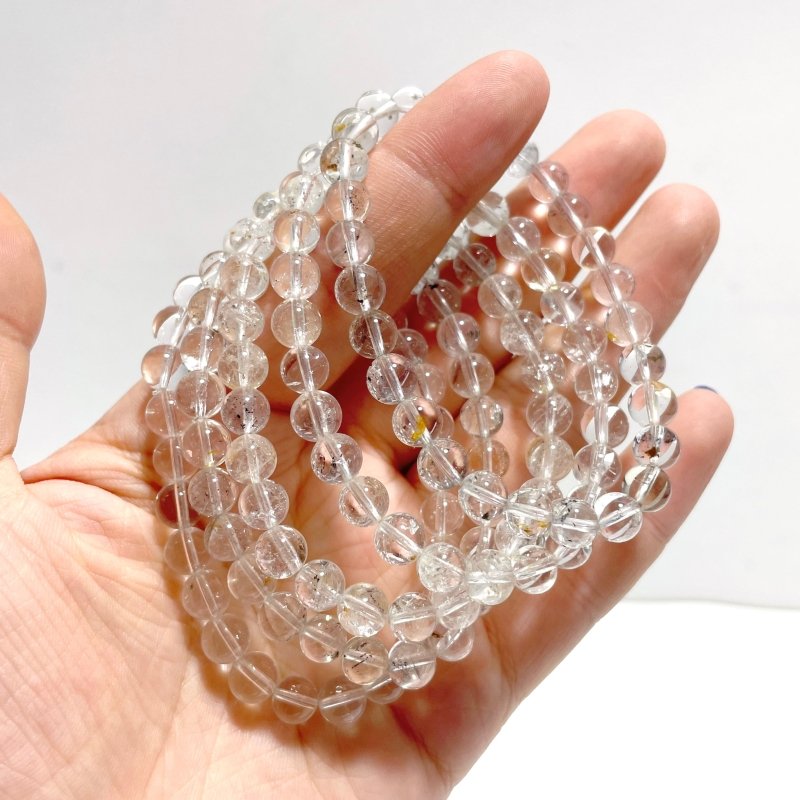 6mm/7mm Clear Quartz Bracelet Wholesale - Wholesale Crystals