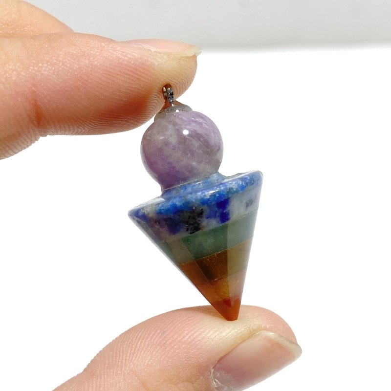 7 Chakra Pendulum Pendants Wholesale - Wholesale Crystals