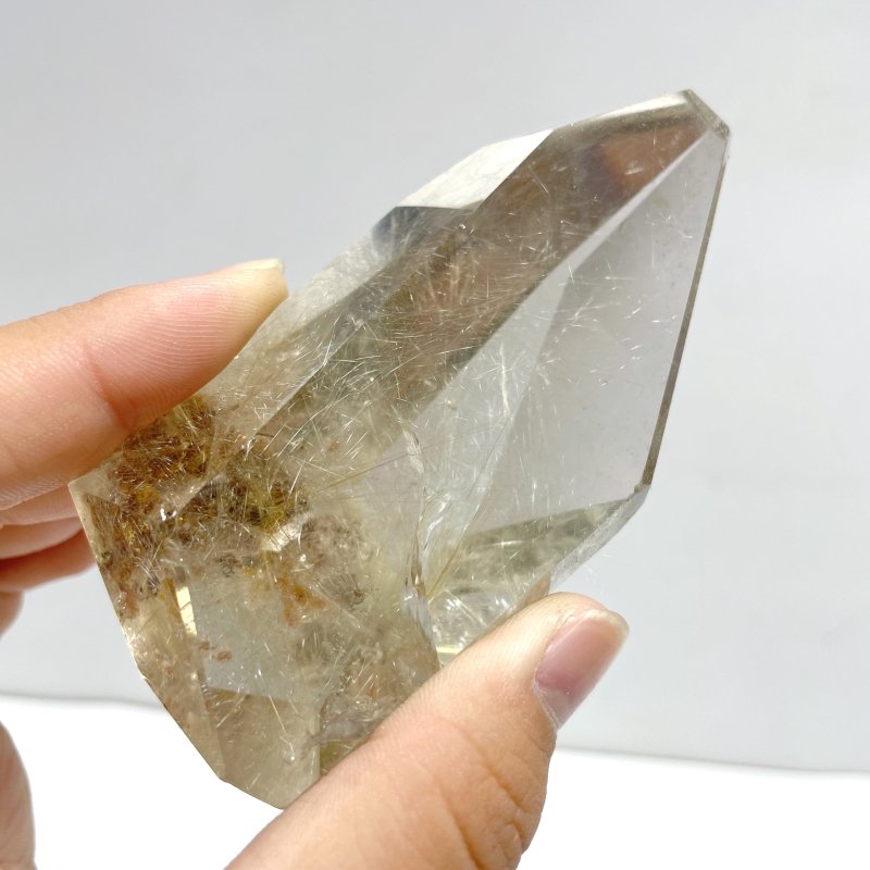 7 Pieces High Quality Gold Rutile Quartz Crystal Free Form - Wholesale Crystals