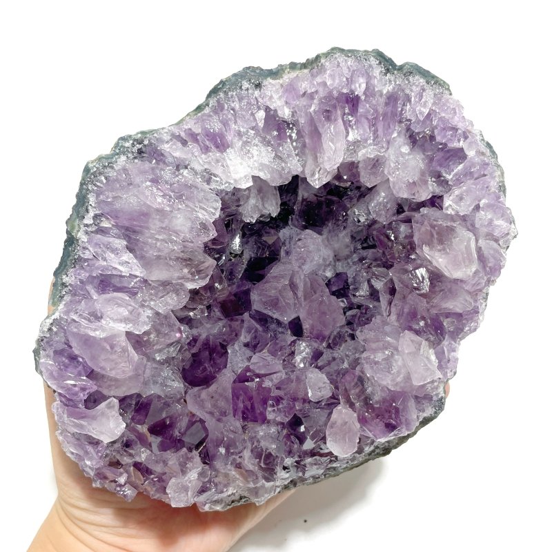 7 Pieces Large Amethyst Cluster Specimen - Wholesale Crystals