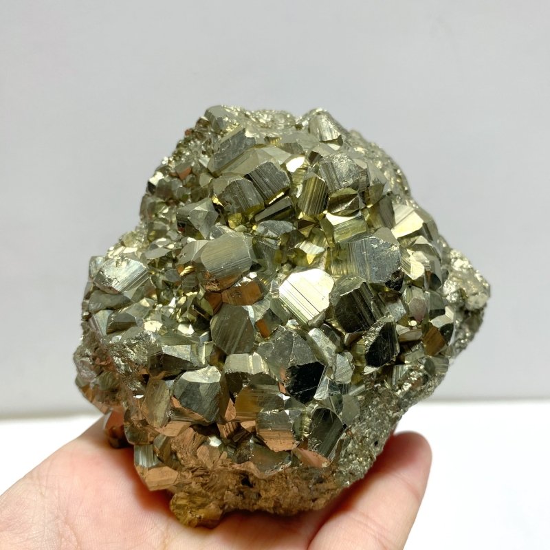 7 Pieces Raw Pyrite Mixed Calcite Mineral Specimen Home Decor For Collection - Wholesale Crystals