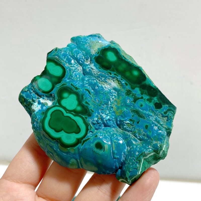 8 Pieces High Quality Beautiful Chrysocolla Mixed Malachite Specimen 9 -Wholesale Crystals