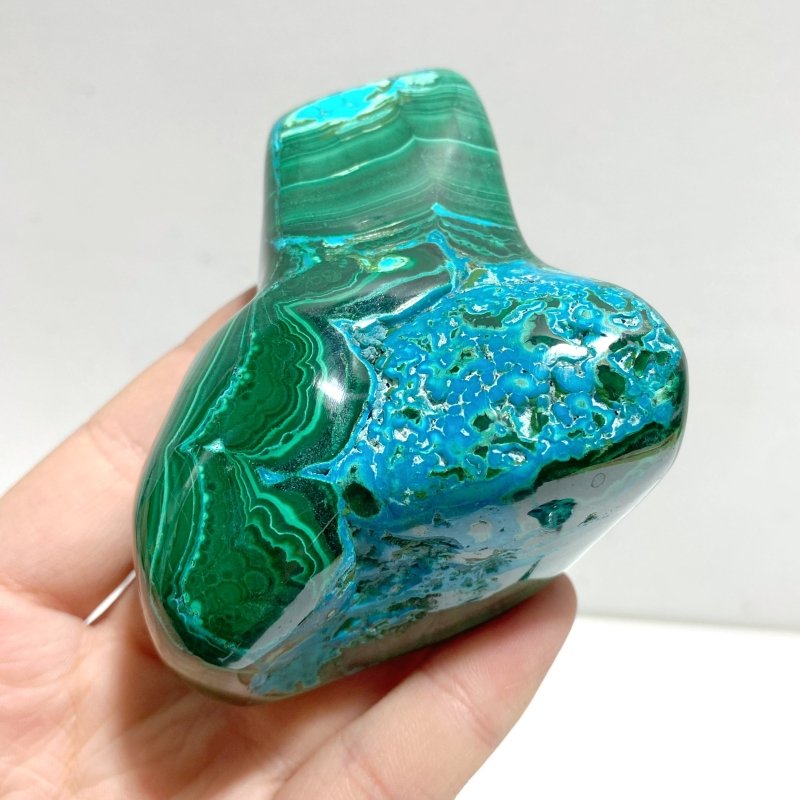 8 Pieces High Quality Polished Chrysocolla Mixed Malachite Home Decor 3 - Wholesale Crystals