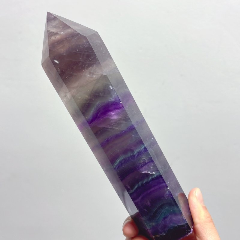 8 Pieces Large Colorful Fluorite Tower - Wholesale Crystals