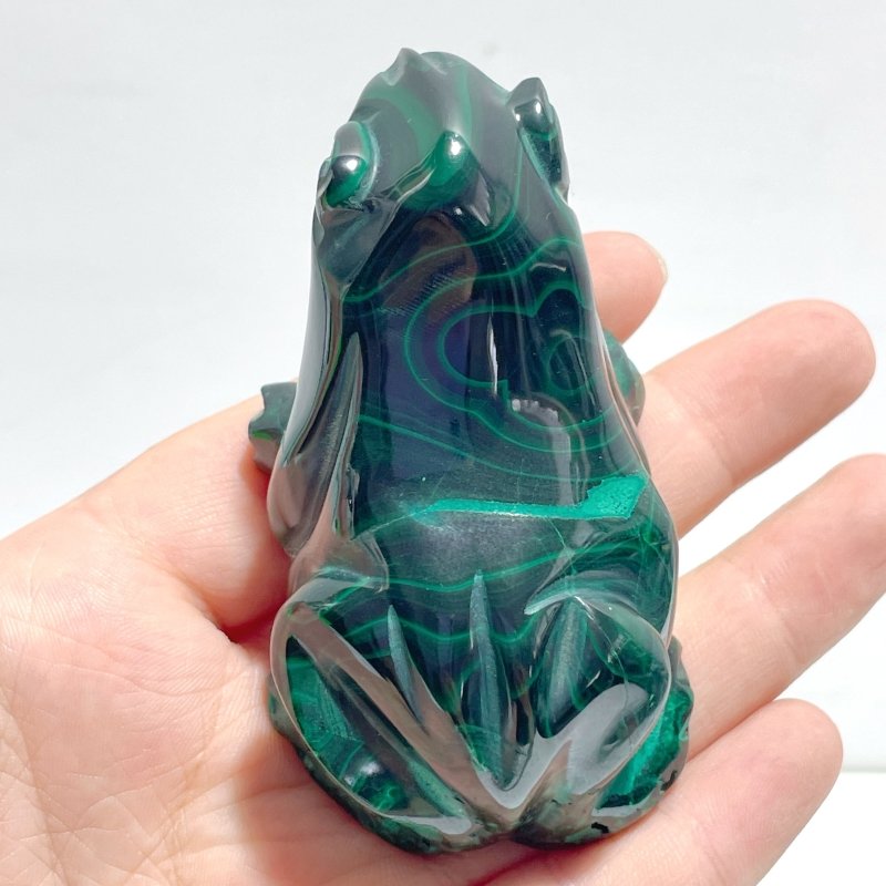 9 Pieces Malachite Mixed Animals Carving - Wholesale Crystals