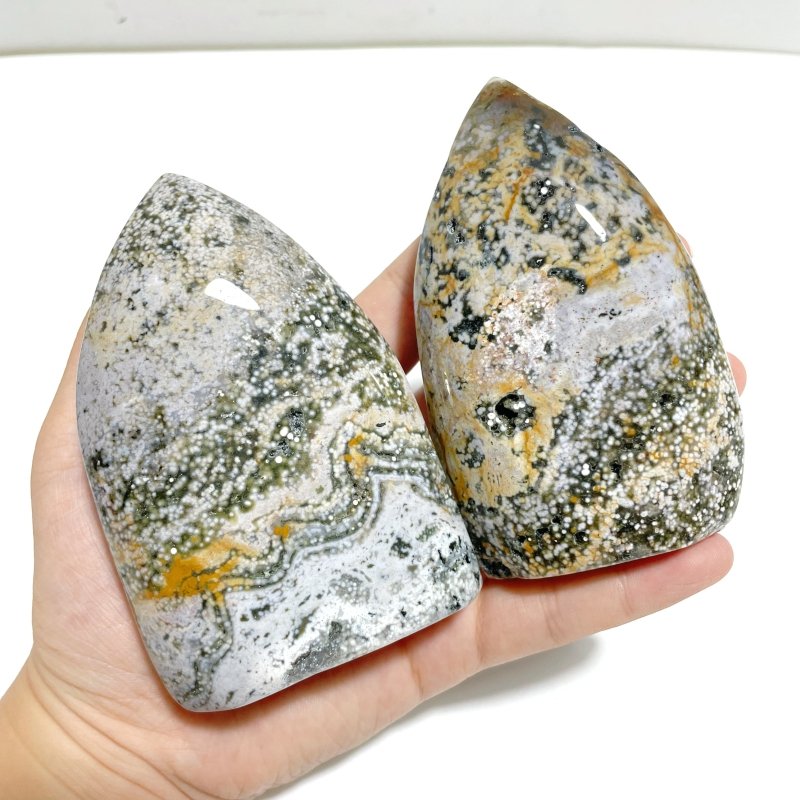 9 Pieces Ocean Jasper Arrow Head Shape Home Decor - Wholesale Crystals