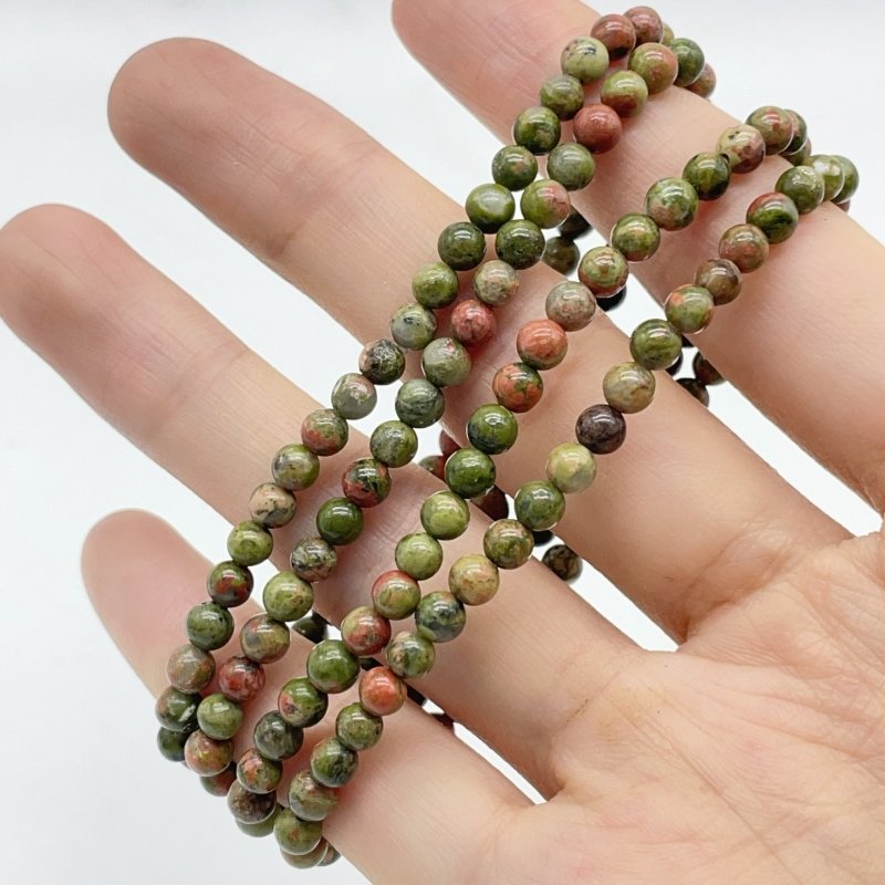 9 Types Mini Beads 4mm Bracelet Wholesale Africa Blood Stone Gold Sheen Obsidian Labradorite - Wholesale Crystals