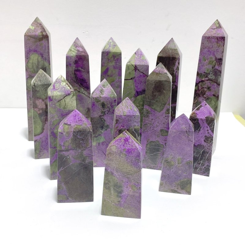 Atlantisite Four - sided Tower Point Wholesale - Wholesale Crystals