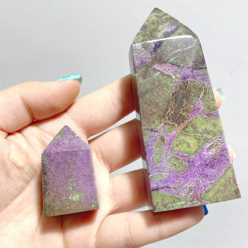 Atlantisite Four - sided Tower Point Wholesale - Wholesale Crystals
