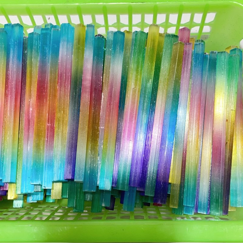 Aura Rectangle Raw Selenite Thin Sticks Wholesale - Wholesale Crystals