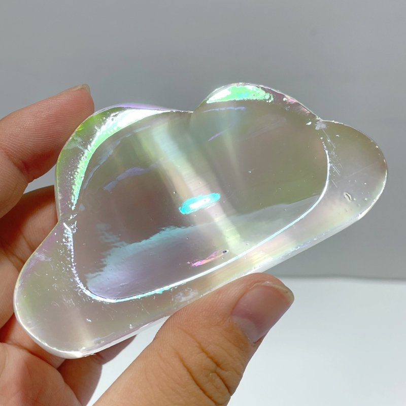 Aura Selenite Cloud Shallow Bowl Wholesale - Wholesale Crystals