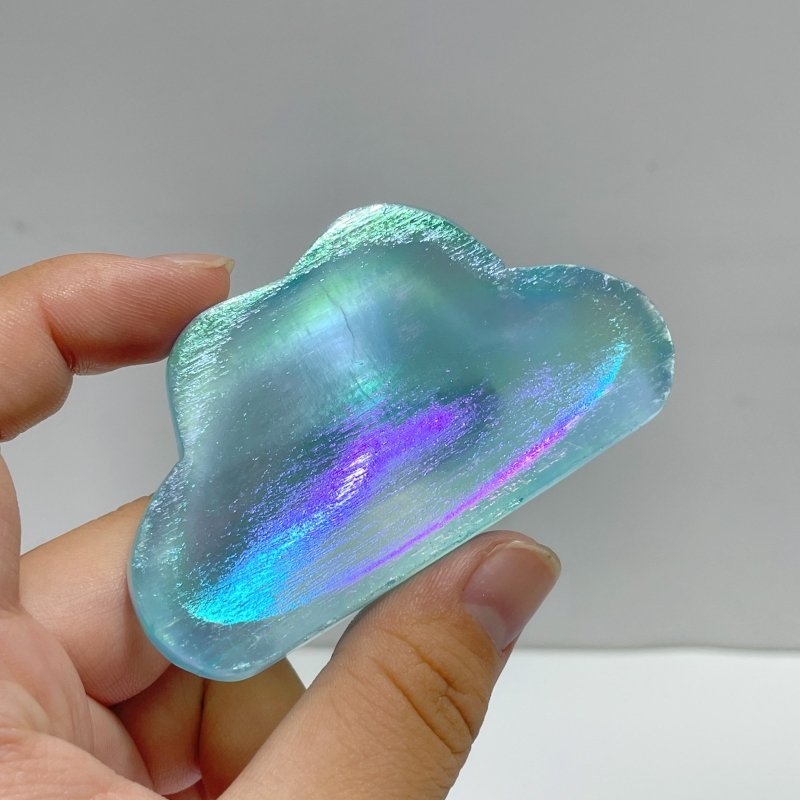 Aura Selenite Cloud Shallow Bowl Wholesale - Wholesale Crystals