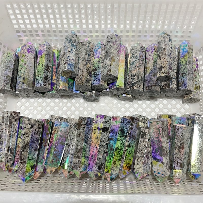 Aura Yooperlite Point Tower Wholesale Clearance - Wholesale Crystals