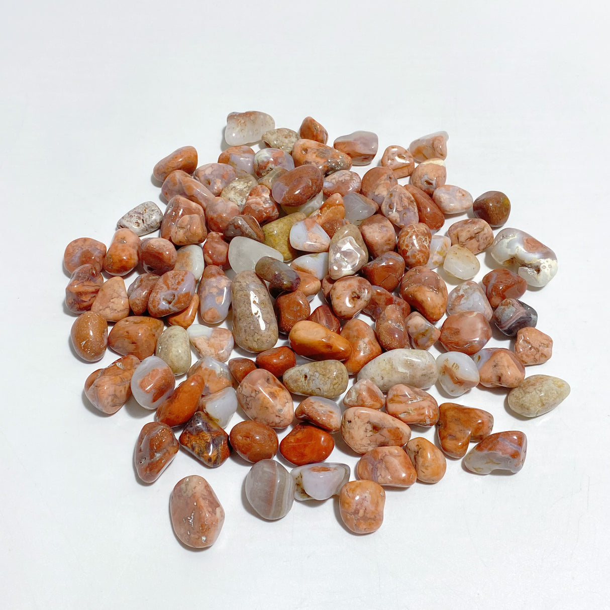Pink Agate Tumbled Wholesale