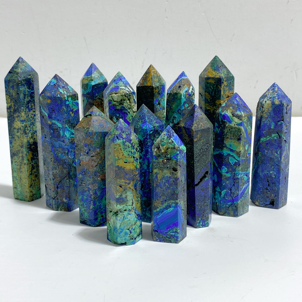 Azurite Mixed Malachite Point Wholesale