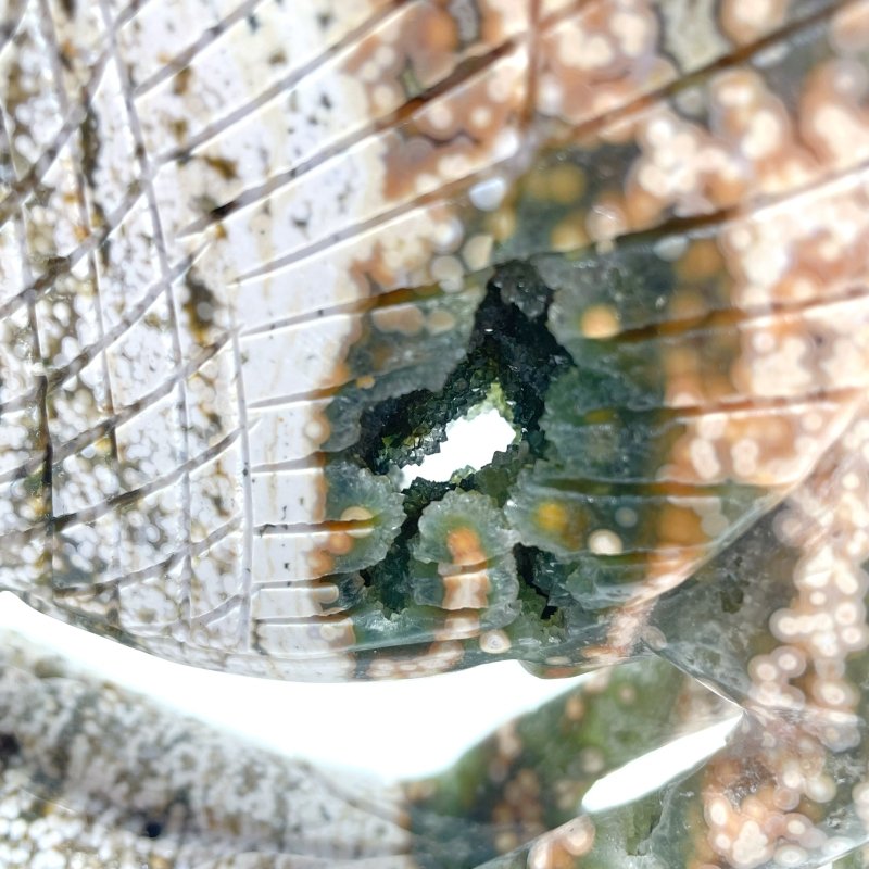 Beautiful 8th Vein Ocean Jasper Unicorn/Pegasus Carving - Wholesale Crystals