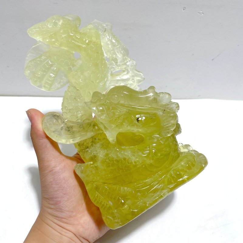 Beautiful Citrine Dragon Carving - Wholesale Crystals