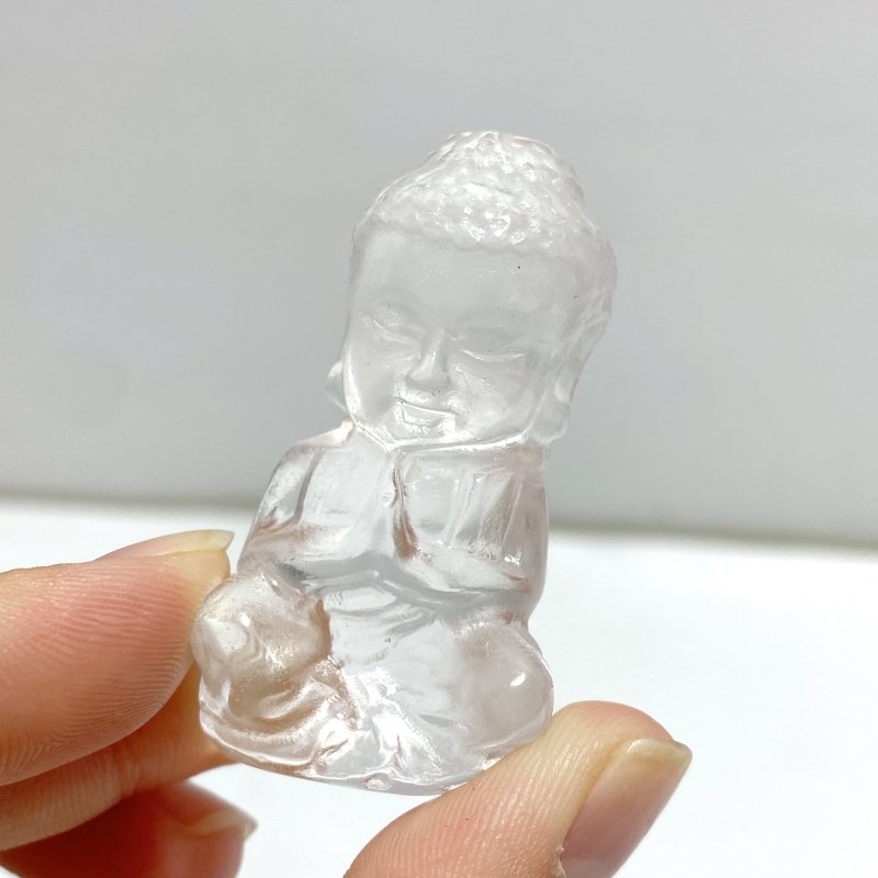 Beautiful Clear Quartz Buddha Carving Wholesale - Wholesale Crystals