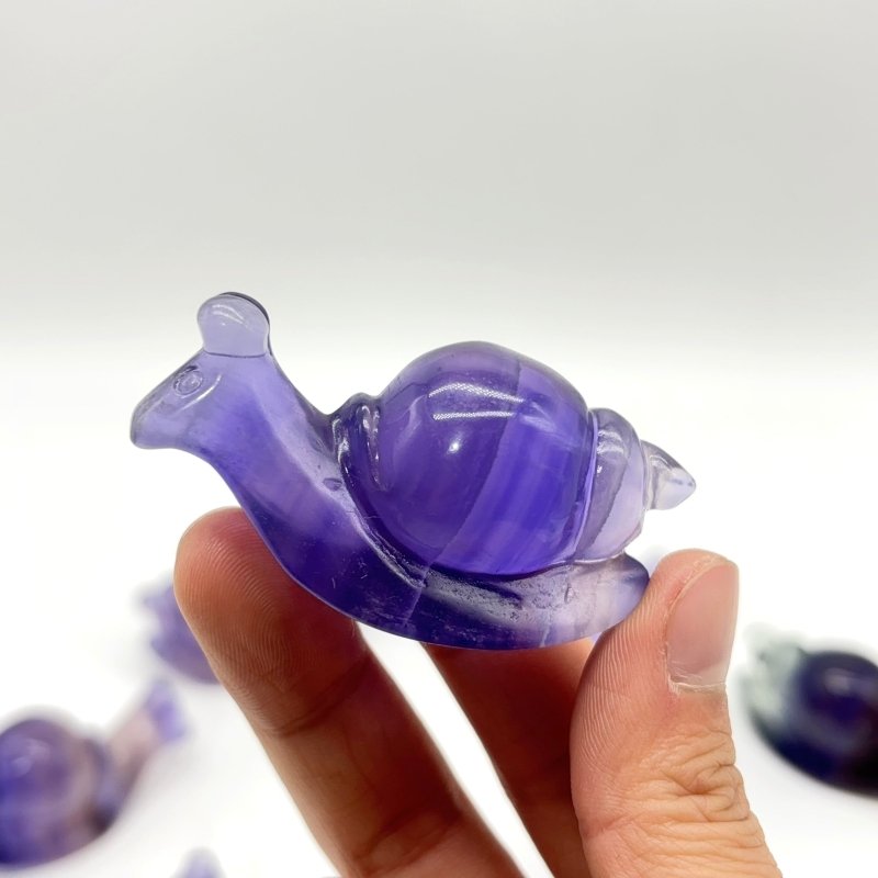 Beautiful Fluorite Snails Carving Wholesale -Wholesale Crystals