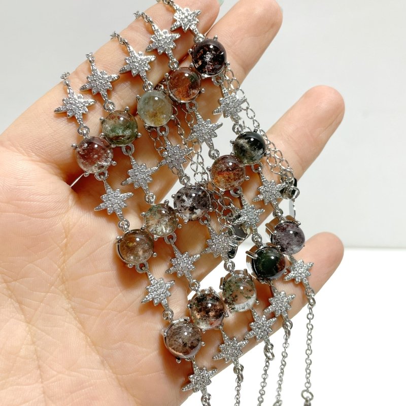 Beautiful Garden Quartz Sphere Bracelets Wholesale - Wholesale Crystals