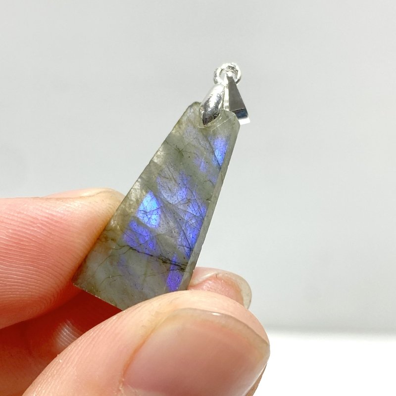 Beautiful Labradorite Pendants Trapezoidal Shape Wholesale - Wholesale Crystals