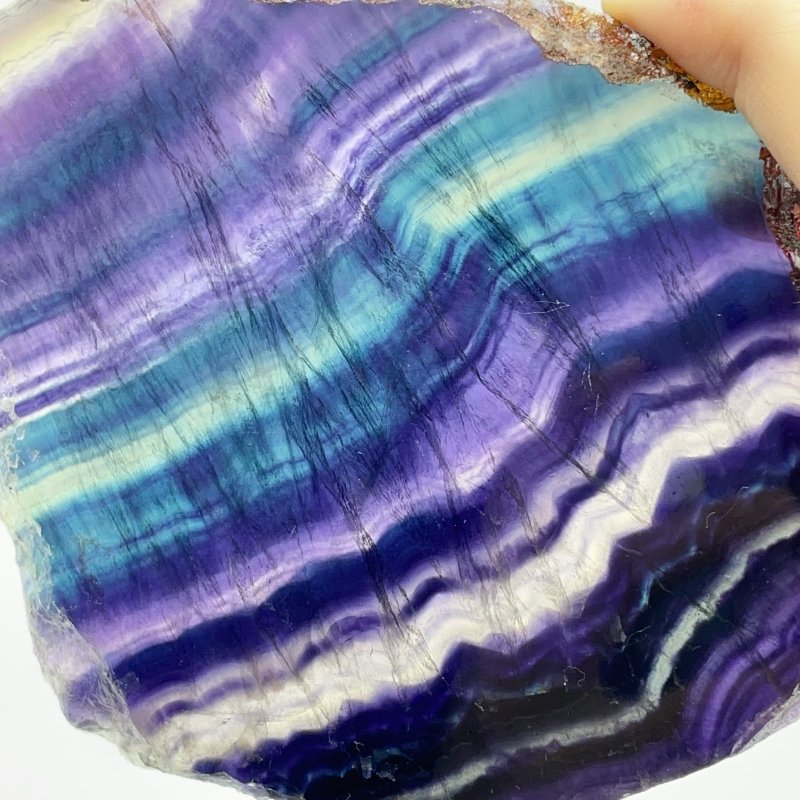 Beautiful Rainbow Fluorite Slab Wholesale -Wholesale Crystals
