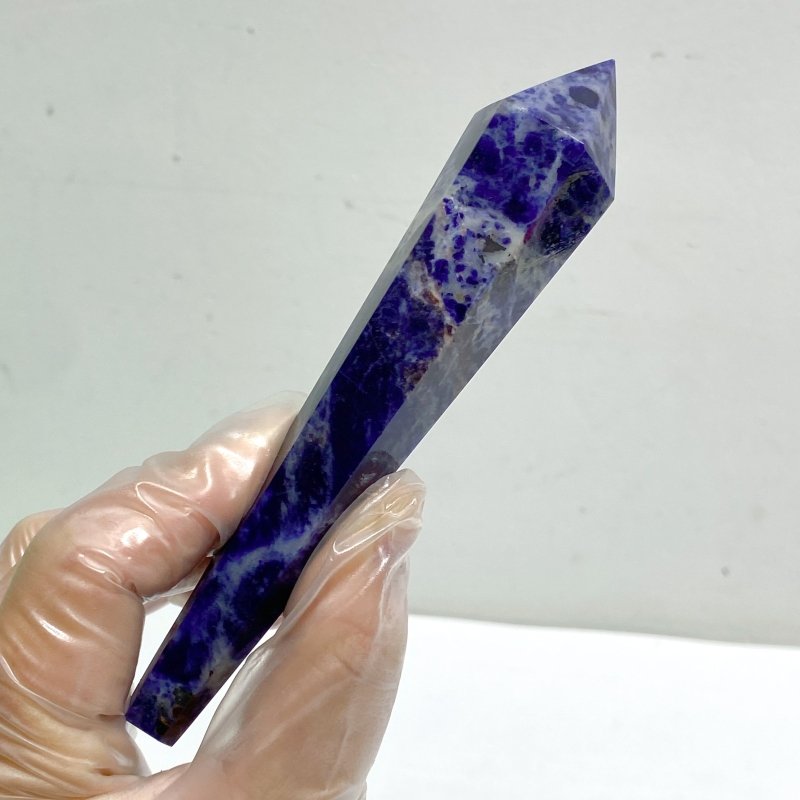 Blue Sodalite Point Magic Scepter Wand Wholesale - Wholesale Crystals