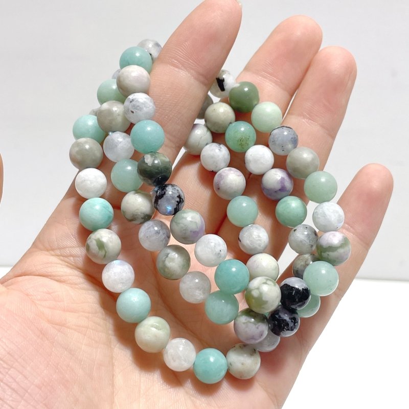 Caribbean Calcite Indian Moonstone DIY Bracelet Wholesale Original Design - Wholesale Crystals