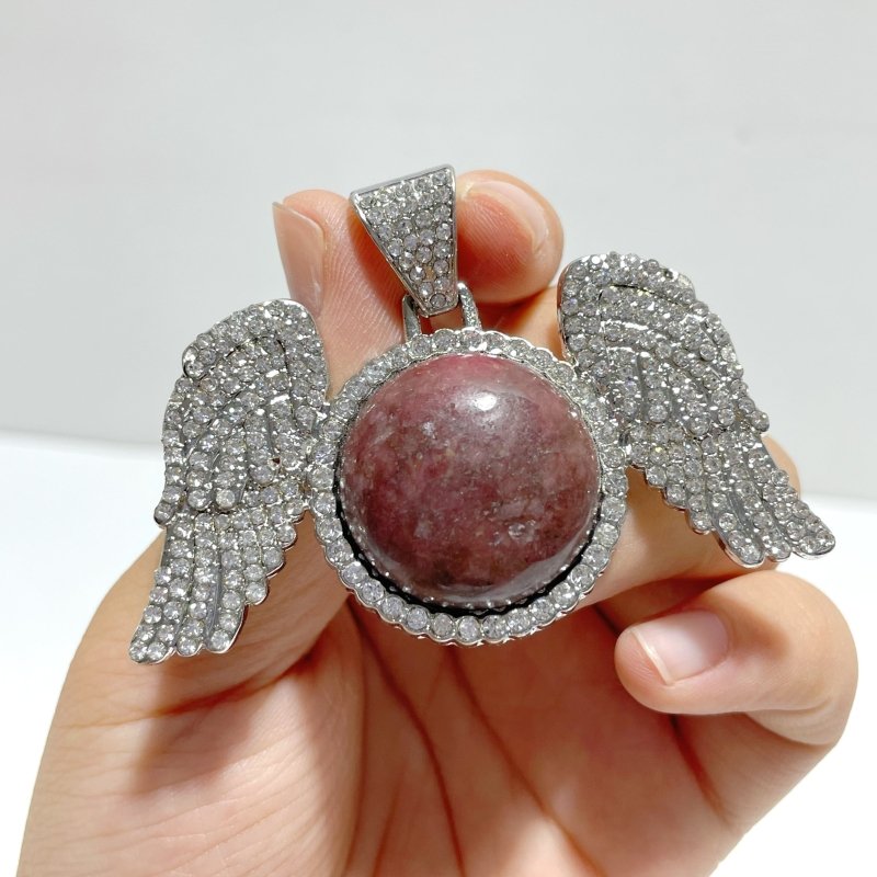 Clearance(defect) - 10 Types Wing Pendants Wholesale Amethyst Chevron Green Aventurine Tiger Eye - Wholesale Crystals