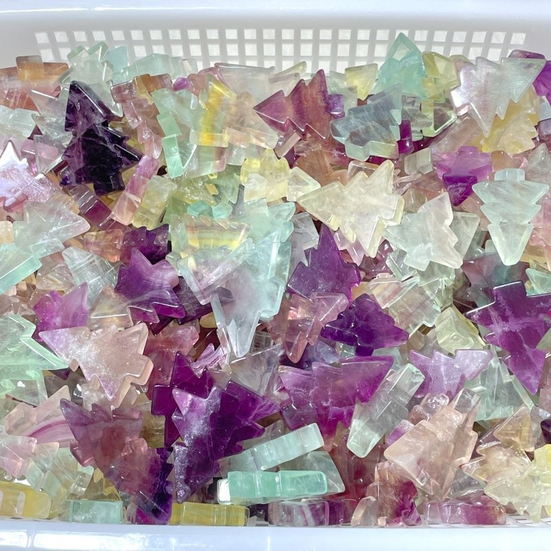 Colorful Fluorite Pine Tree Christmas Tree Wholesale - Wholesale Crystals