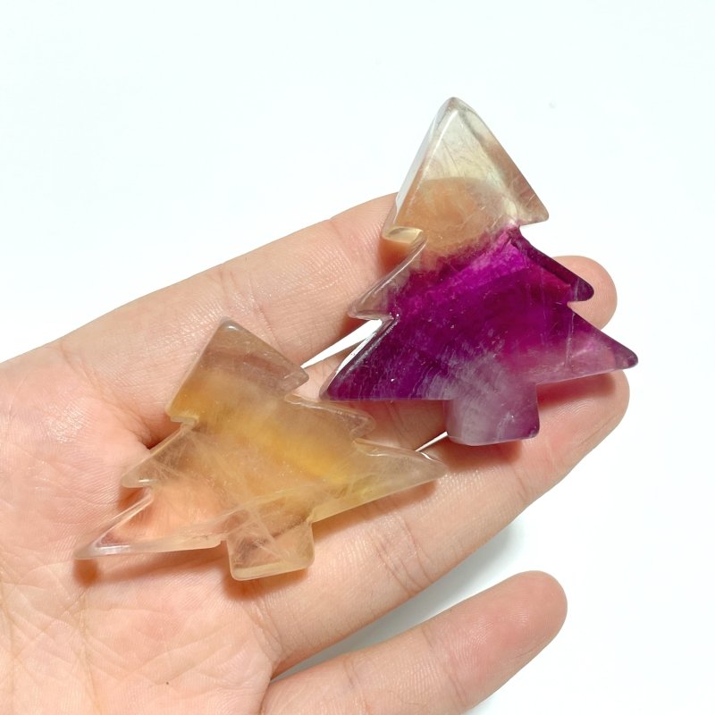 Colorful Fluorite Pine Tree Christmas Tree Wholesale - Wholesale Crystals