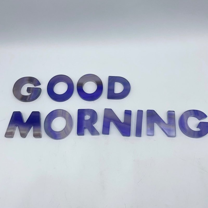 Customized Colorful Fluorite Alphabet Free Combination -Wholesale Crystals