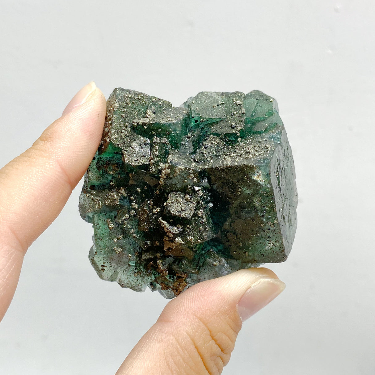 15 Pieces Raw Stone Fluorite Mixed Pyrite
