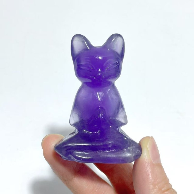 Fluorite Cat Carving Crystals Wholesale - Wholesale Crystals